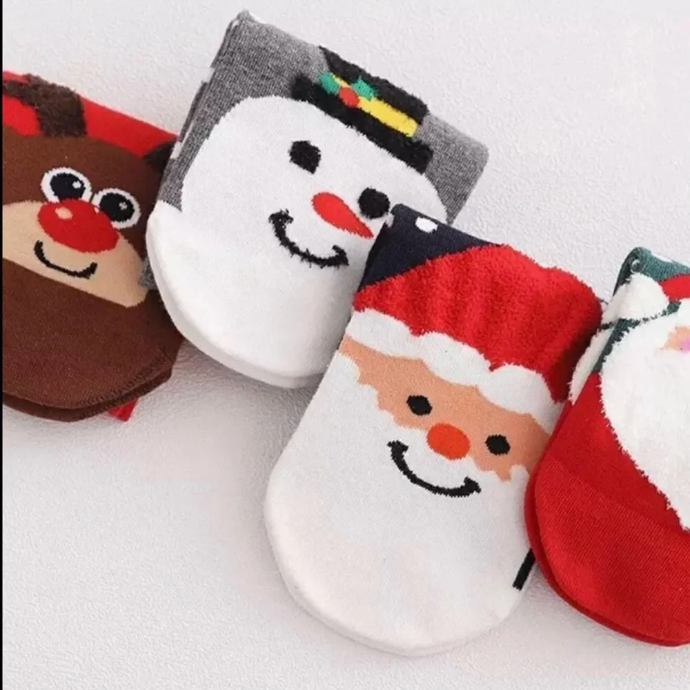 Festive Christmas Socks Set size toddler small